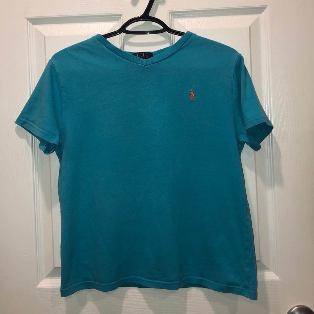 Big Boys Ralph Lauren V-neck T-Shirt
